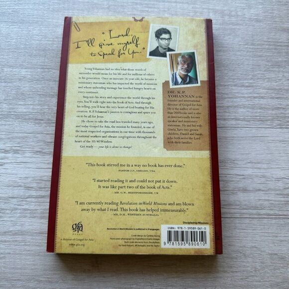 Paperback book Revolution in World Missions One Man's Journey by K.P. Yohannan - Picture 3 of 4